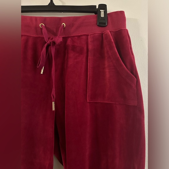 Raspberry Juicy Couture Jogger/Sweat Pants - Picture 3 of 5